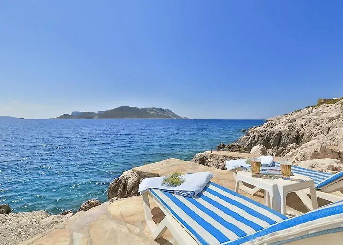 Lycia Amazing Sea View And Sea Platform Villa